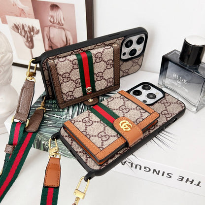 Premium Card Bag Chain Classic iPhone futrālis