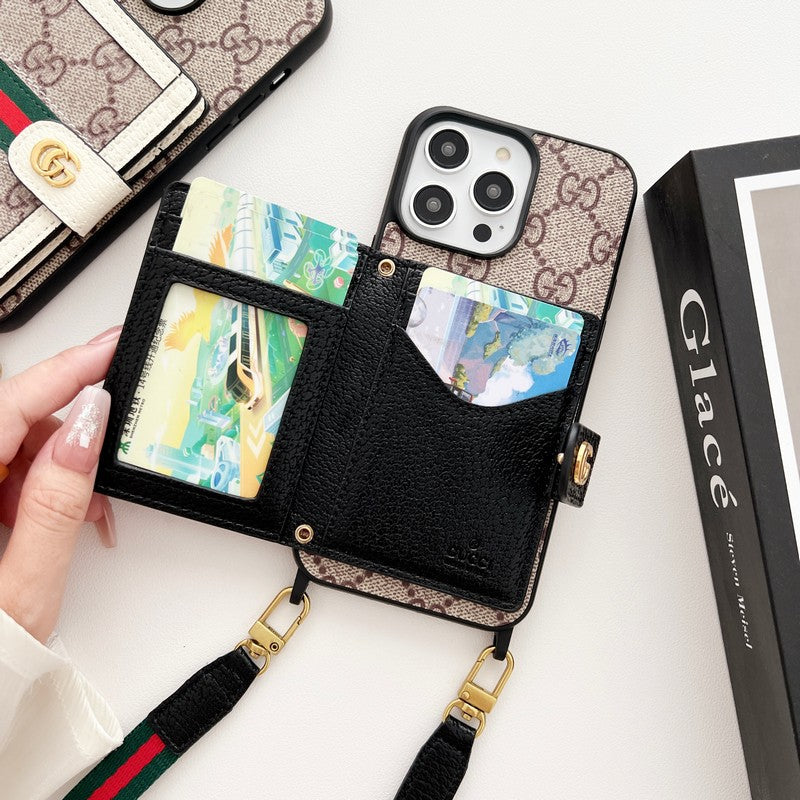 Premium Card Bag Chain Classic iPhone futrālis