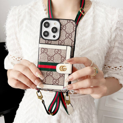 Premium Card Bag Chain Classic iPhone futrālis
