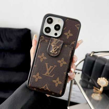 Husă pentru iPhone de lux Classic Card Bag