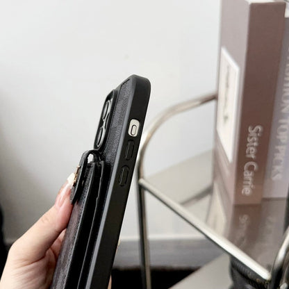 Husă pentru iPhone de lux Classic Card Bag