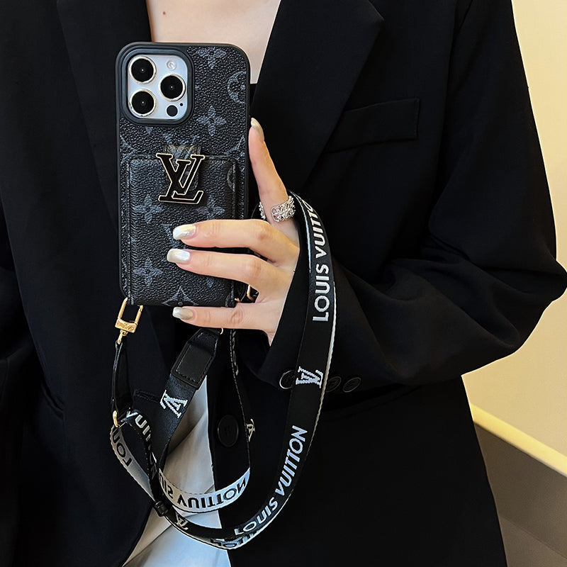 Luksuzna torba za kartice i crna torbica za iPhone