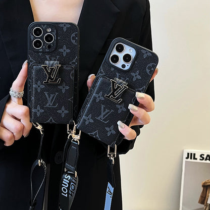 Luksuzna torba za kartice i crna torbica za iPhone