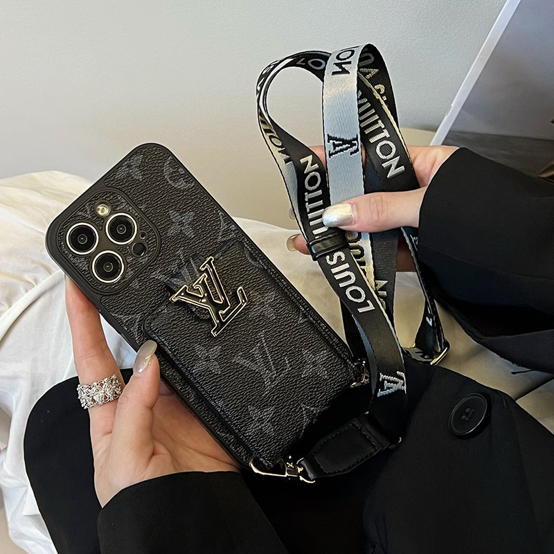 Luksuzna torba za kartice i crna torbica za iPhone