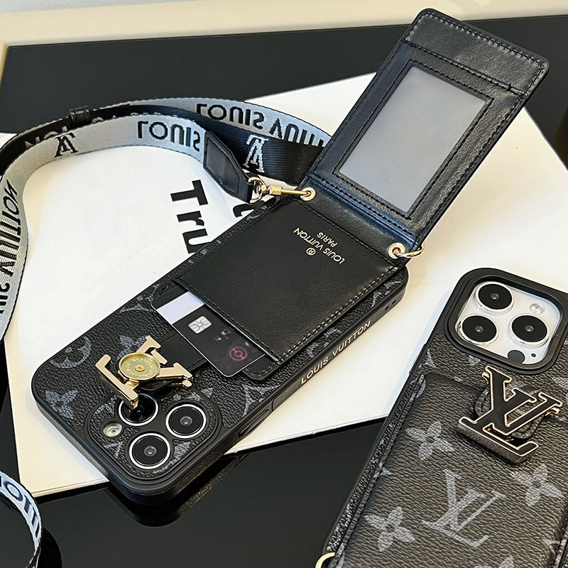 Luksuzna torba za kartice i crna torbica za iPhone