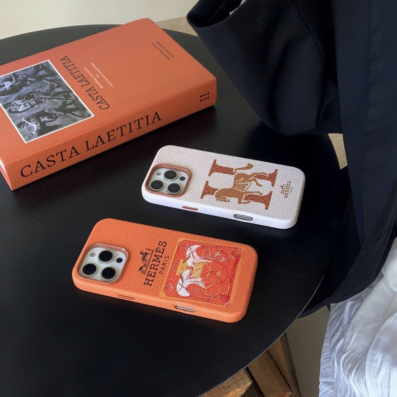 Klasické kožené puzdro na iPhone