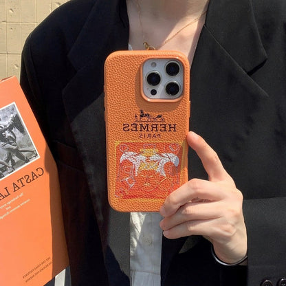 Klasické kožené puzdro na iPhone