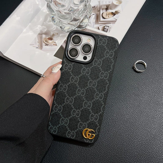 Funda de iPhone de color clásico premium