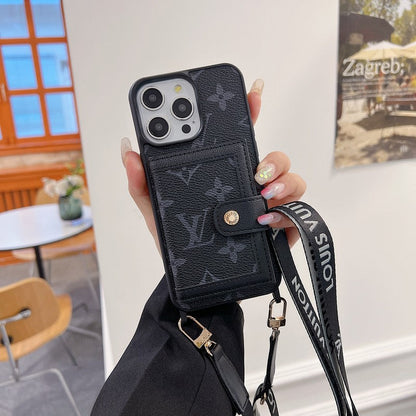 Étui pour iPhone Crossboday de sac de carte de luxe