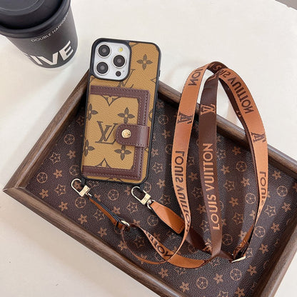 Étui pour iPhone Crossboday de sac de carte de luxe