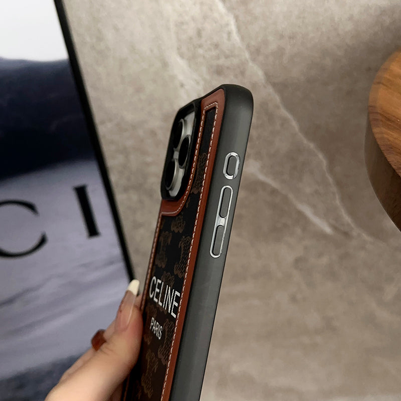 Modes rokas turētājs, ādas 16 iPhone futrālis