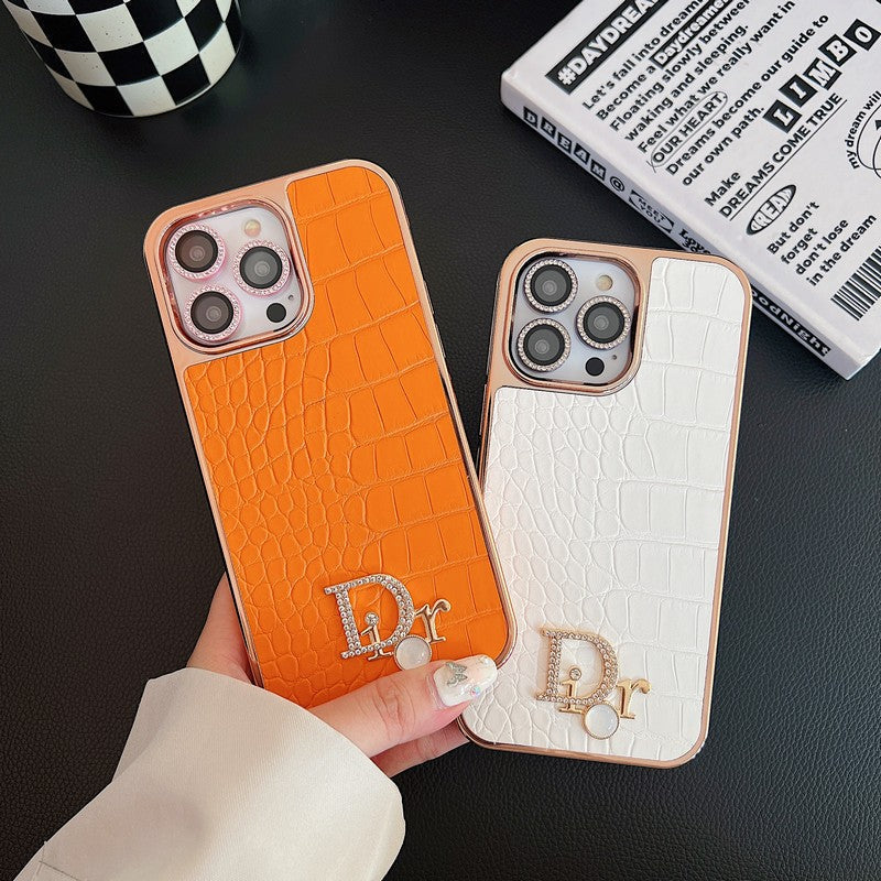 Modes Diamond Logo Rose Gold iPhone futrālis