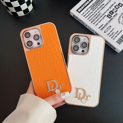Modes Diamond Logo Rose Gold iPhone futrālis