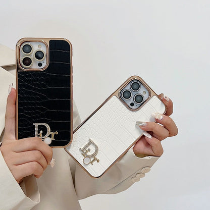 Modes Diamond Logo Rose Gold iPhone futrālis