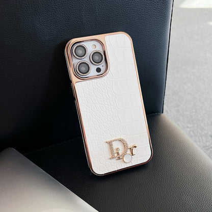 Modes Diamond Logo Rose Gold iPhone futrālis