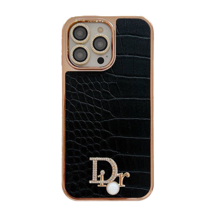 Modes Diamond Logo Rose Gold iPhone futrālis
