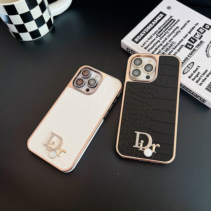 Modes Diamond Logo Rose Gold iPhone futrālis