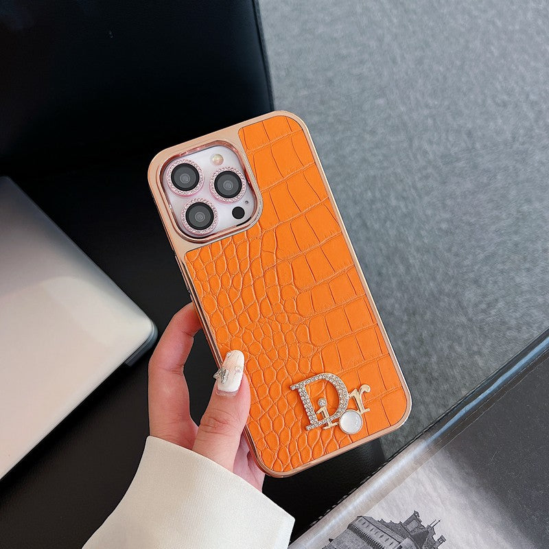Modes Diamond Logo Rose Gold iPhone futrālis