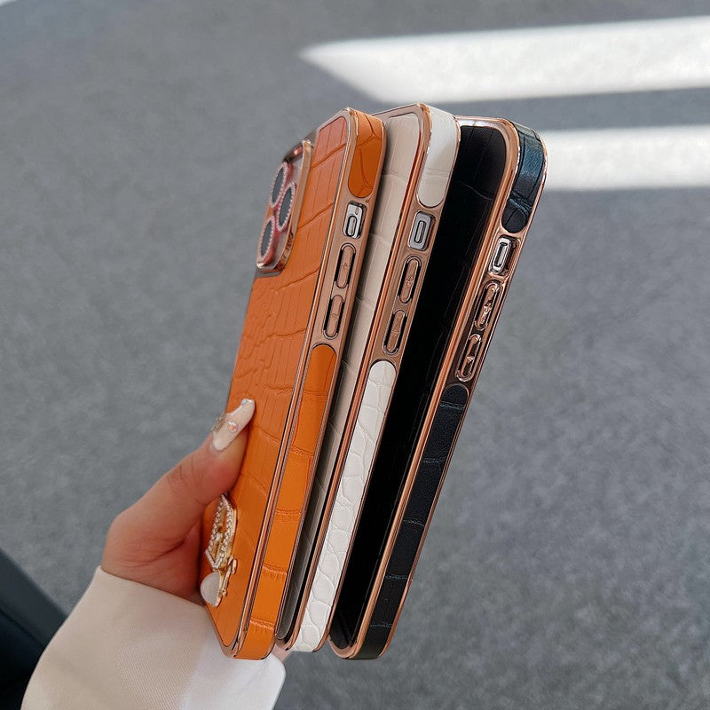 Modes Diamond Logo Rose Gold iPhone futrālis