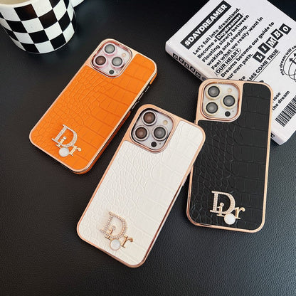 Modes Diamond Logo Rose Gold iPhone futrālis