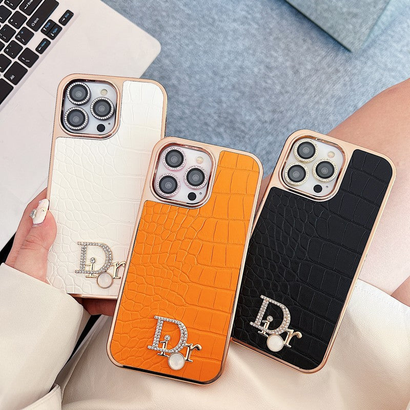 Modes Diamond Logo Rose Gold iPhone futrālis