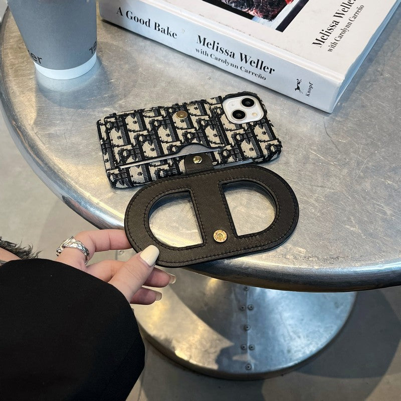 ファッションブラケットカードバッグiPhoneケース