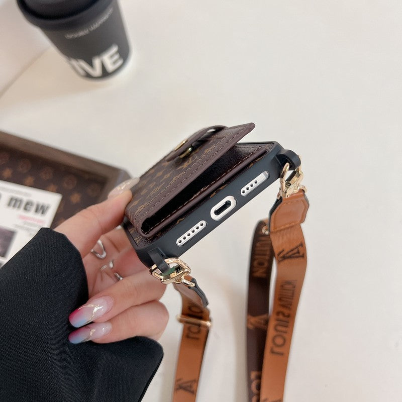 Étui pour iPhone Crossboday de sac de carte de luxe