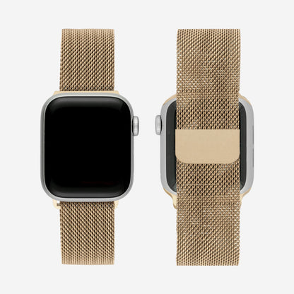 Milanese Loop Apple Watch Band - Vintage Gold