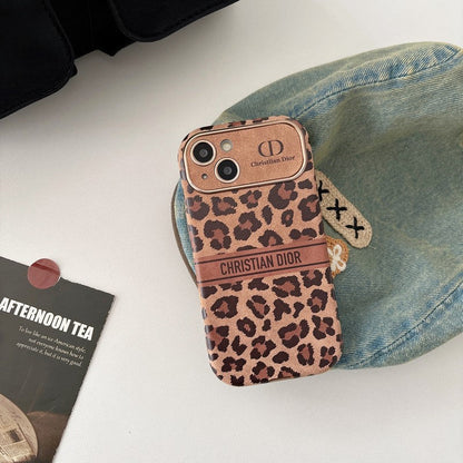 Mote brun farge skinn iPhone deksel