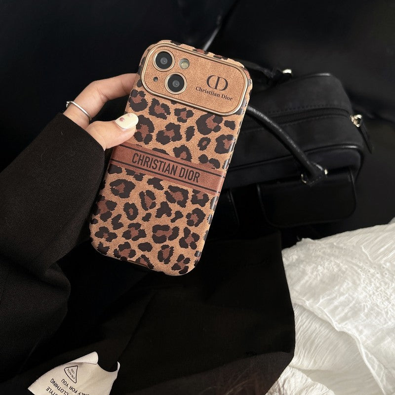 Mote brun farge skinn iPhone deksel