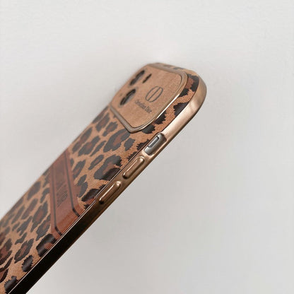 Mote brun farge skinn iPhone deksel