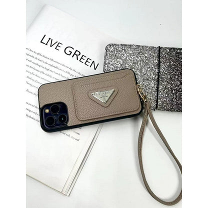 Luksusowe etui na karty w czterech kolorach do iPhone'a