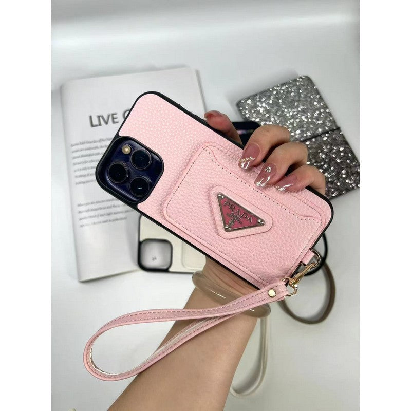 Luksusowe etui na karty w czterech kolorach do iPhone'a