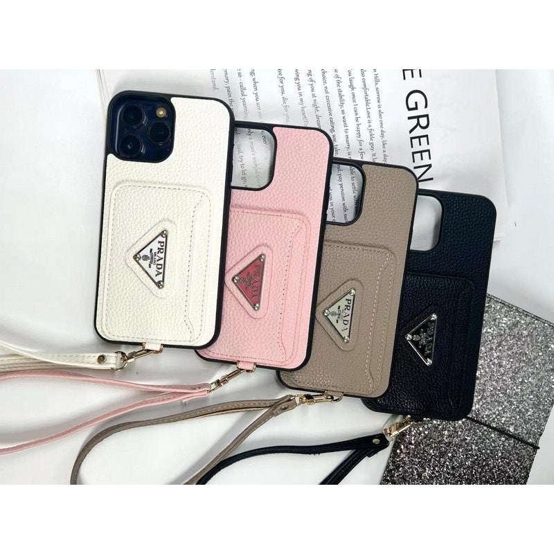 Luksusowe etui na karty w czterech kolorach do iPhone'a