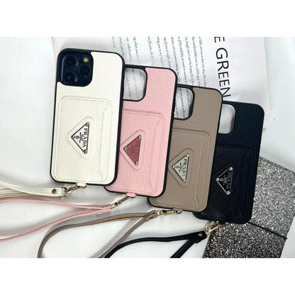 Luksusowe etui na karty w czterech kolorach do iPhone'a
