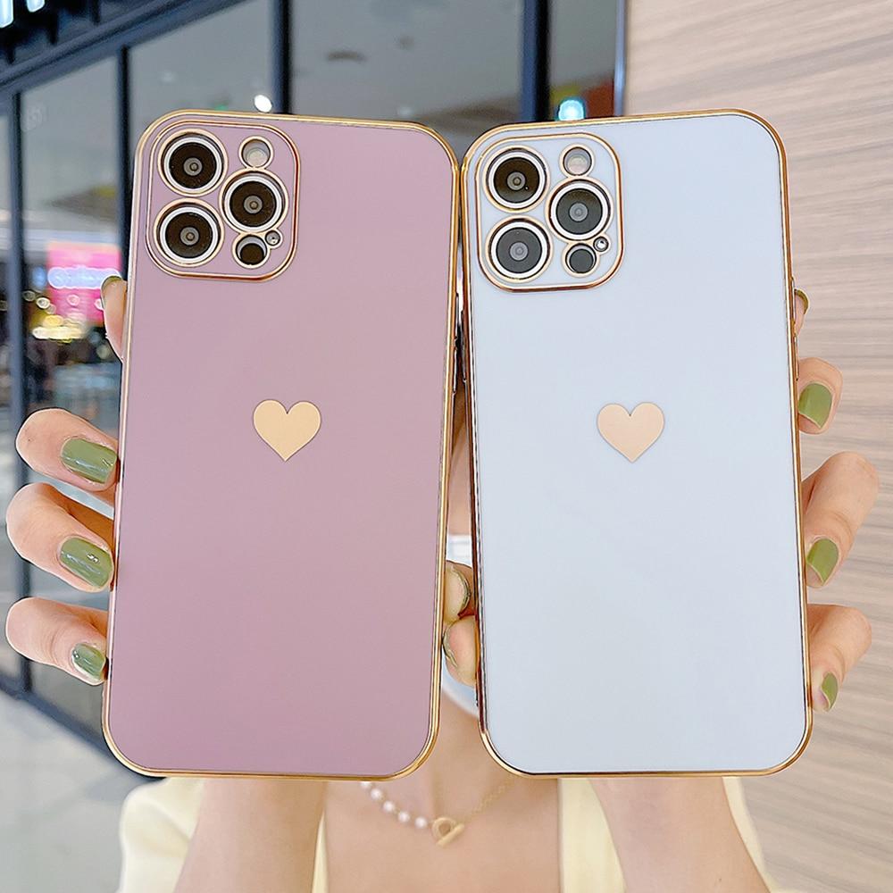 Coque iPhone à couverture complète Love Heart
