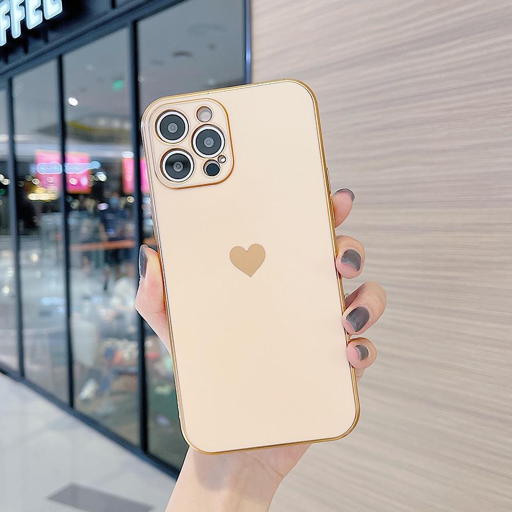 Coque iPhone à couverture complète Love Heart