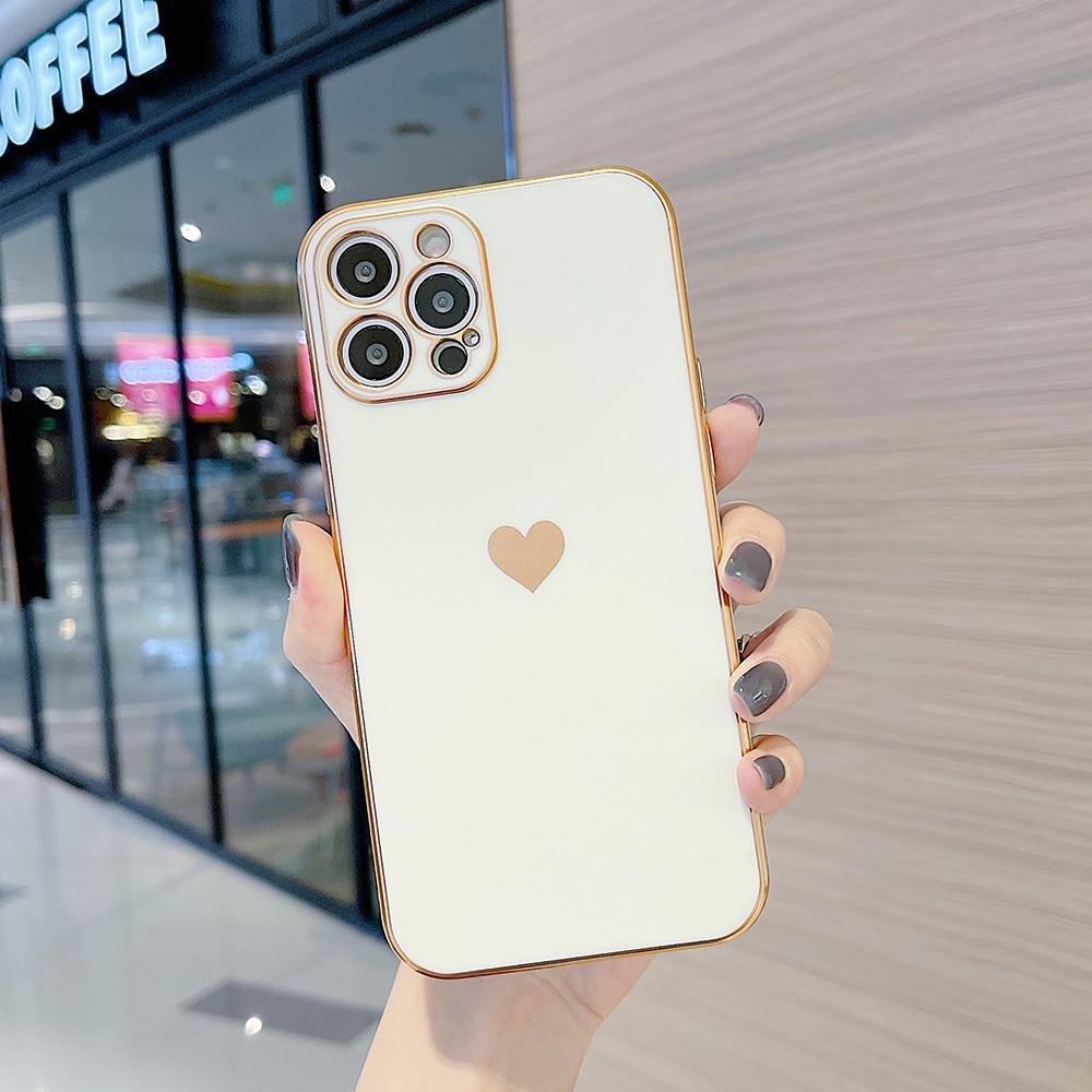 Coque iPhone à couverture complète Love Heart