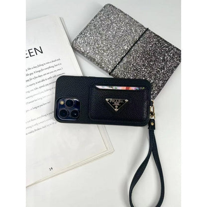Luksusowe etui na karty w czterech kolorach do iPhone'a