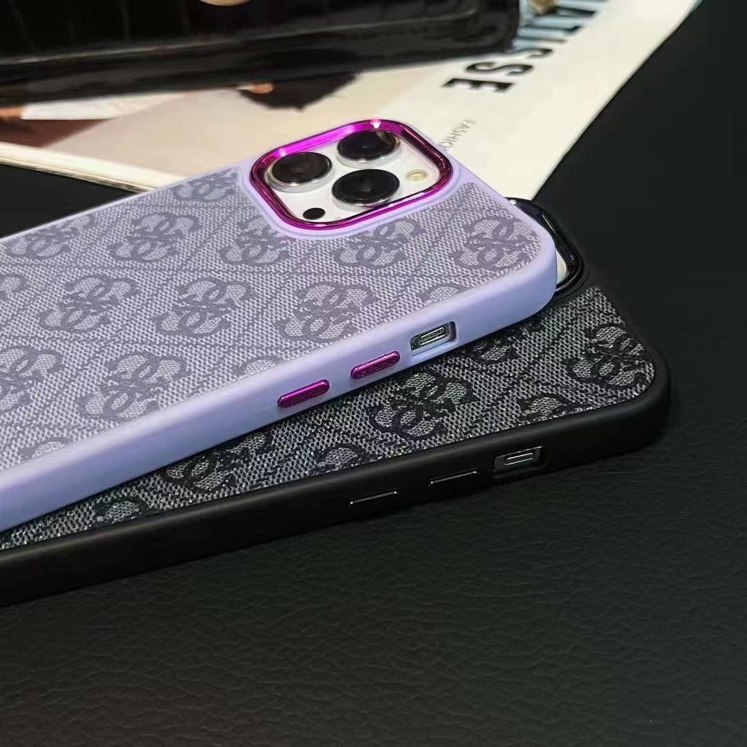 Custodia viola di lusso per iPhone-MD231025