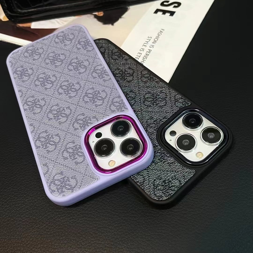 Custodia viola di lusso per iPhone-MD231025