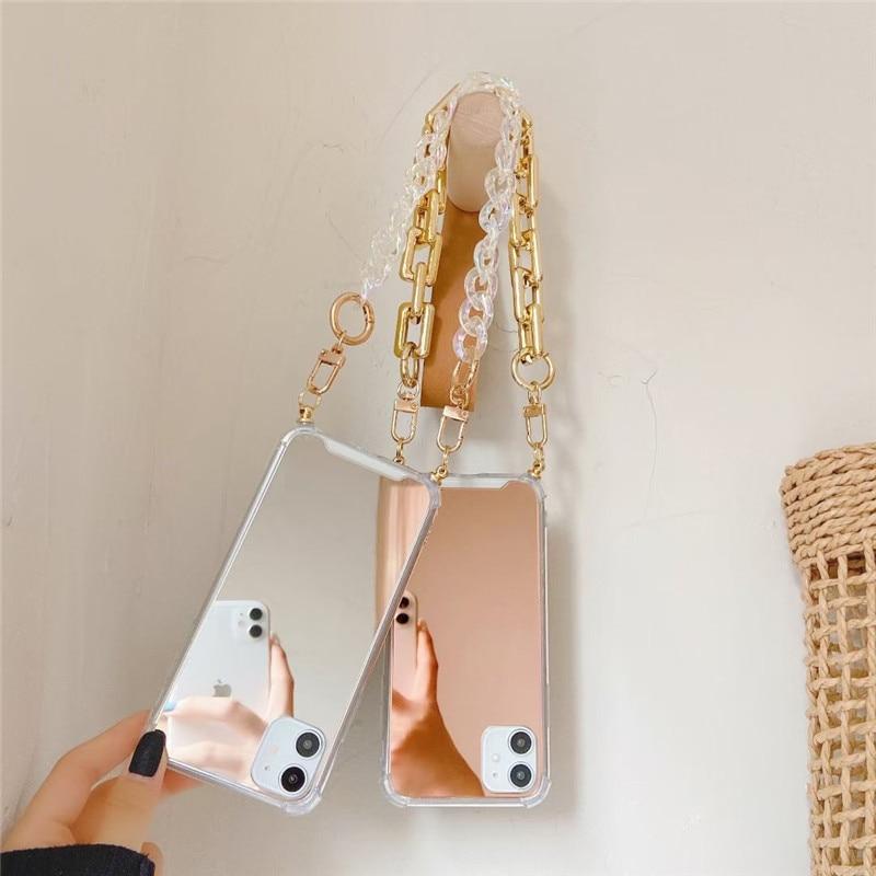 Cadena de espejo fashionista Funda y vinilo para iPhone