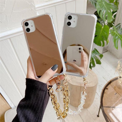 Cadena de espejo fashionista Funda y vinilo para iPhone