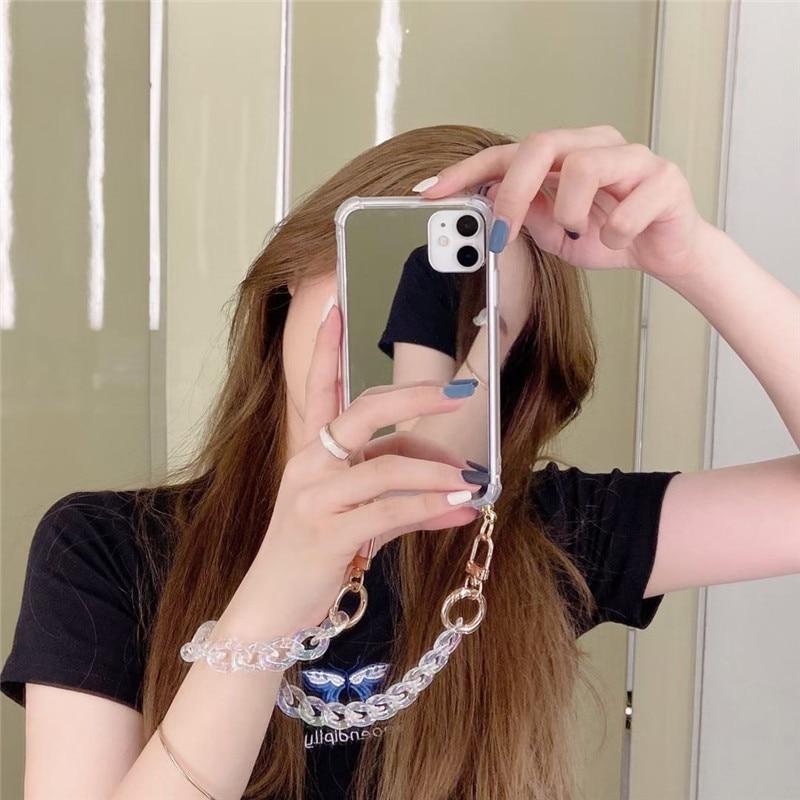 Cadena de espejo fashionista Funda y vinilo para iPhone
