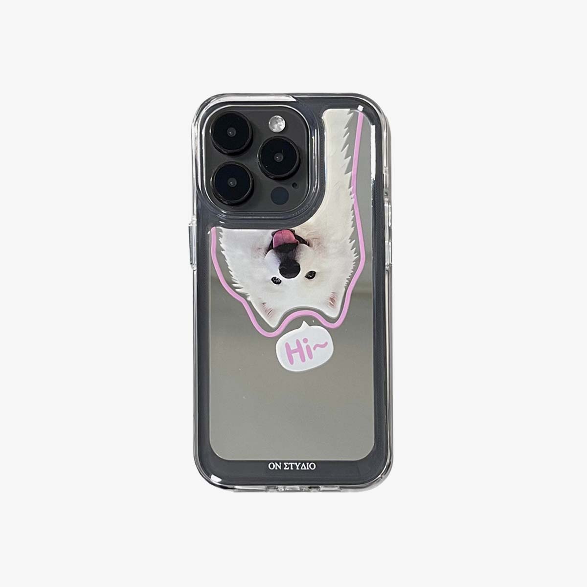 Spoguļa iPhone korpuss | Pāris, kaķi un suņi, sveiki (pērciet 2 un saņemiet 50% atlaidi vienam)